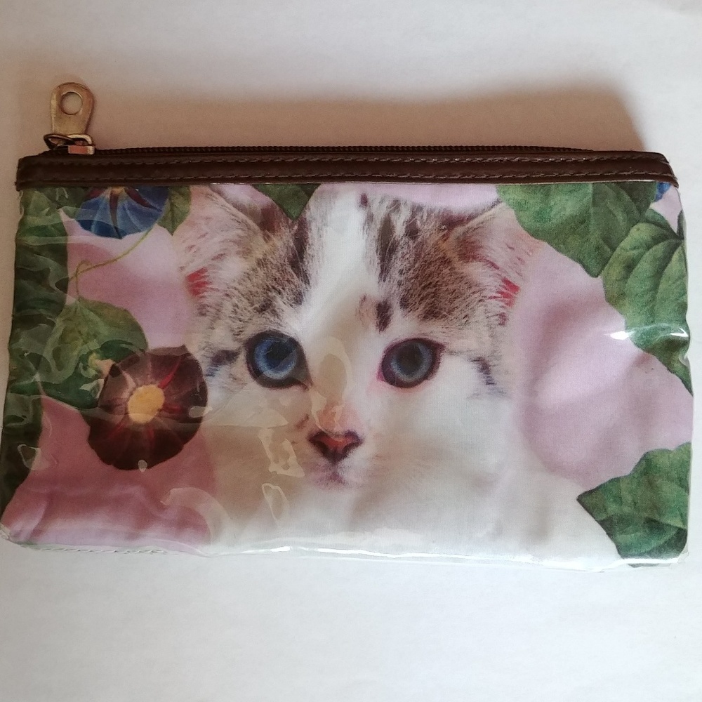 Cat Kitty Cosmetic Bag